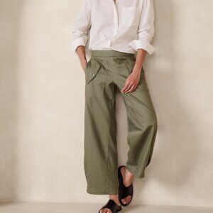 Banana Republic linen blend pull on pants